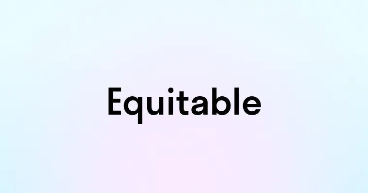 Equitable