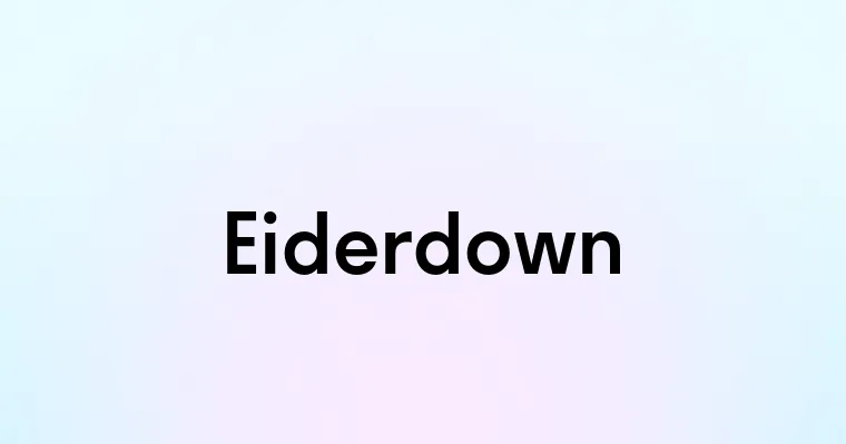 Eiderdown