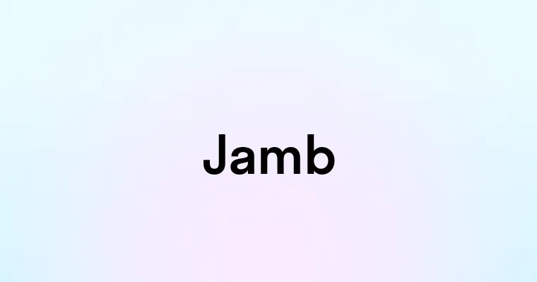 Jamb