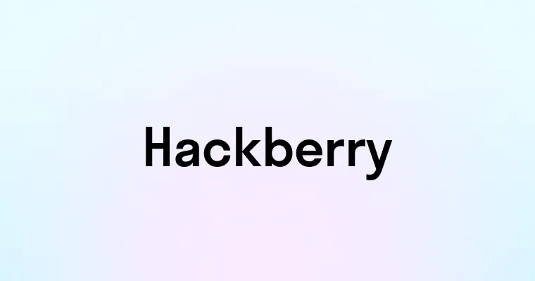 Hackerberry Hackberry — перевод, транскрипция, произношение и примеры