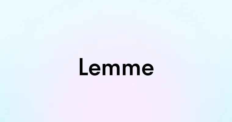 Lemme