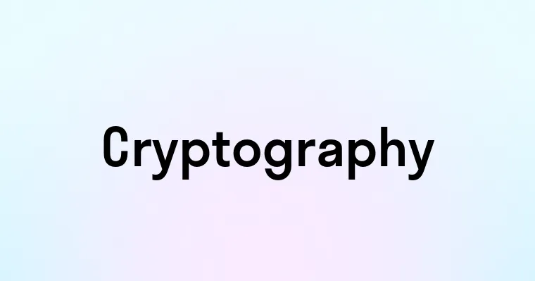 Cryptography