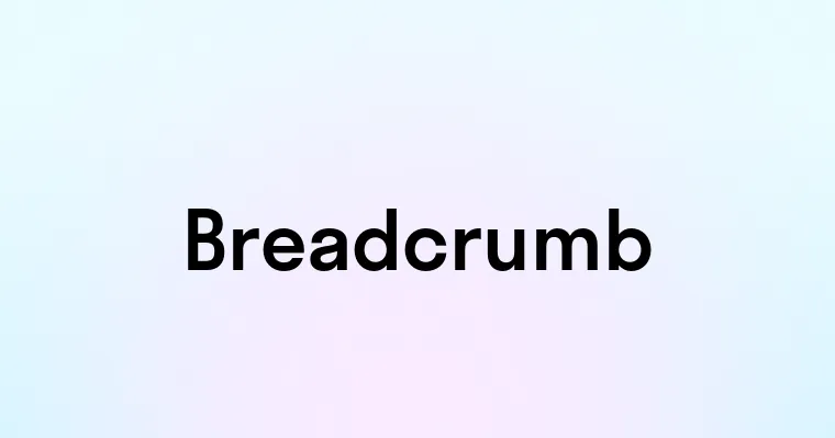 Breadcrumb