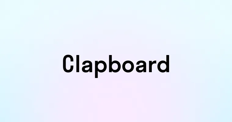 Clapboard