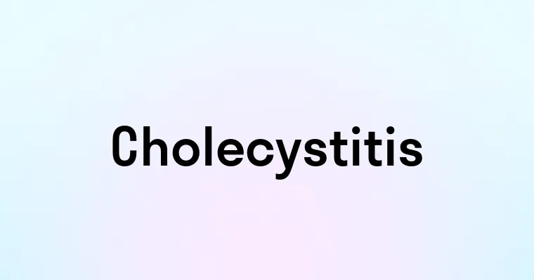 Cholecystitis