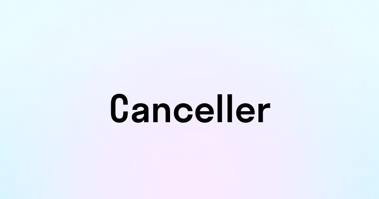 Canceller