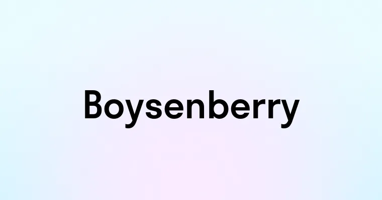 Boysenberry