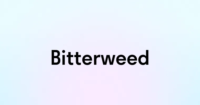 Bitterweed