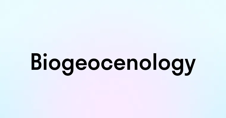 Biogeocenology