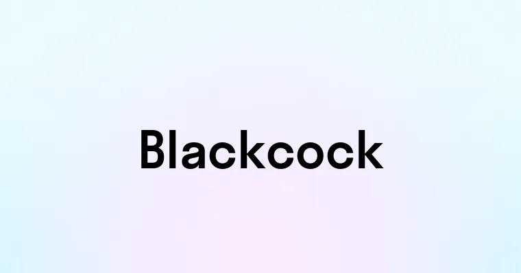 Blackcock