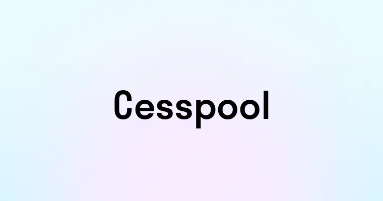 Cesspool