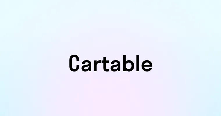 Cartable