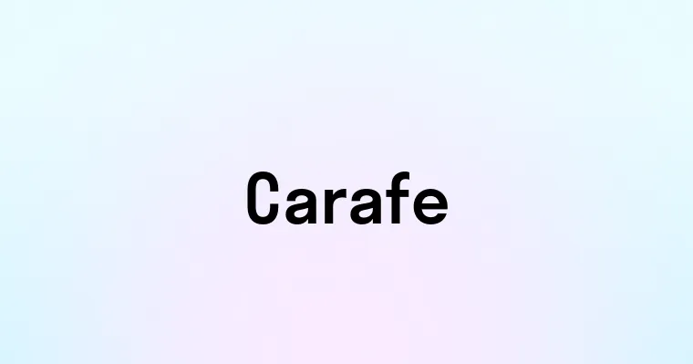 Carafe