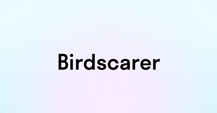 Birdscarer