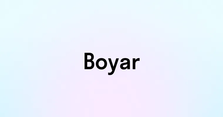 Boyar