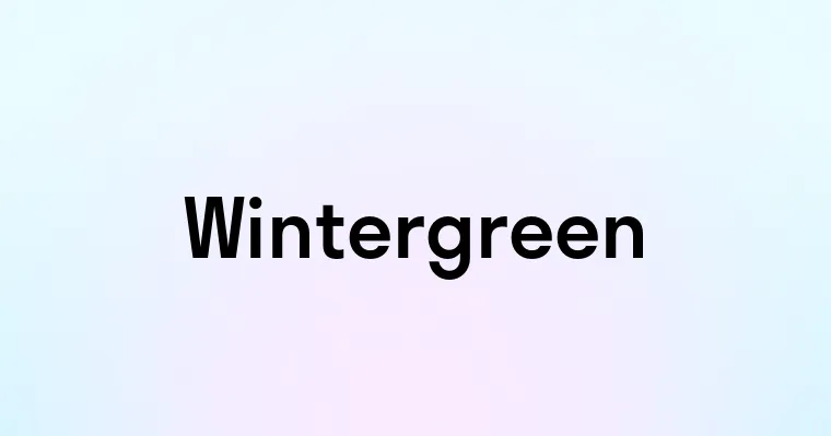 Wintergreen