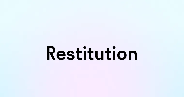 Restitution