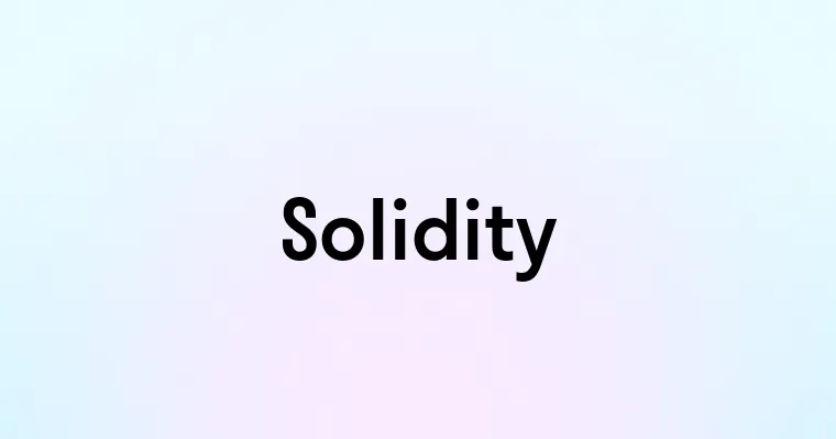 Solidity