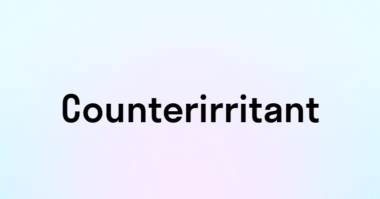 Counterirritant