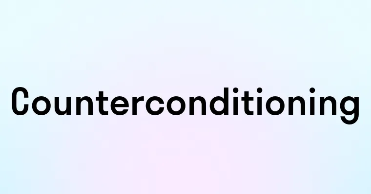 Counterconditioning