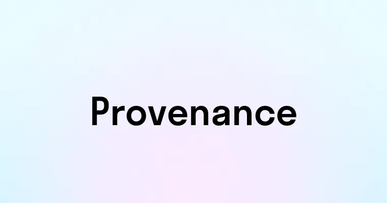 Provenance