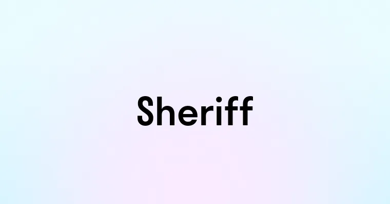 Sheriff