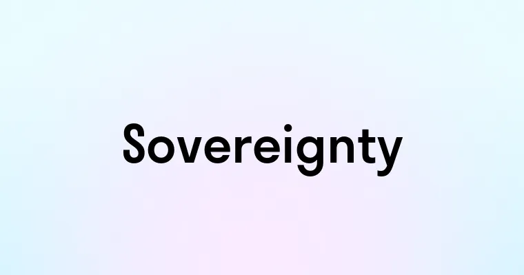 Sovereignty