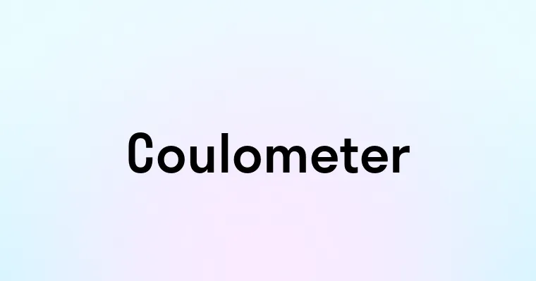 Coulometer