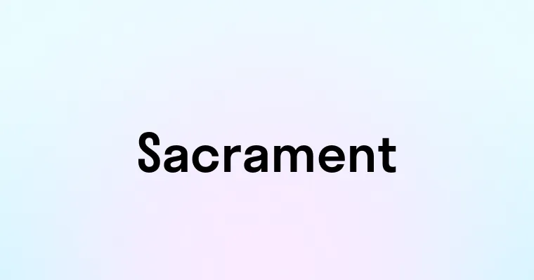 Sacrament