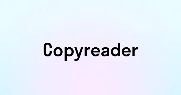 Copyreader