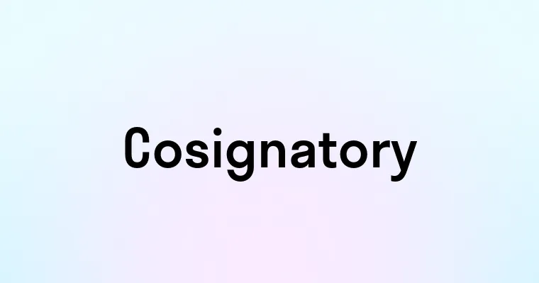 Cosignatory