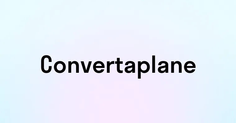 Convertaplane