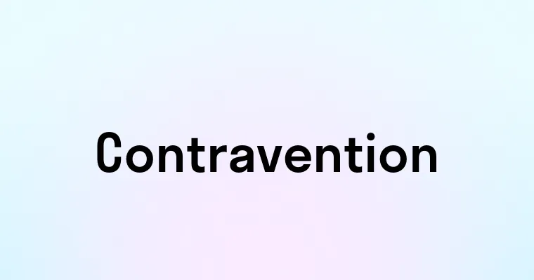 Contravention