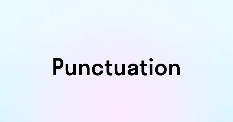 Punctuation