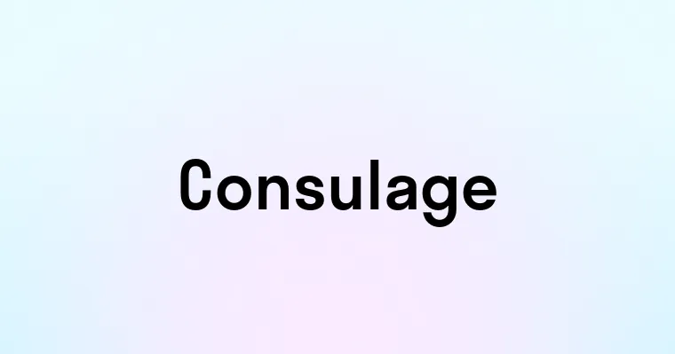 Consulage