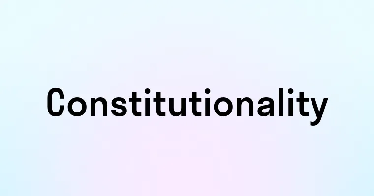 Constitutionality