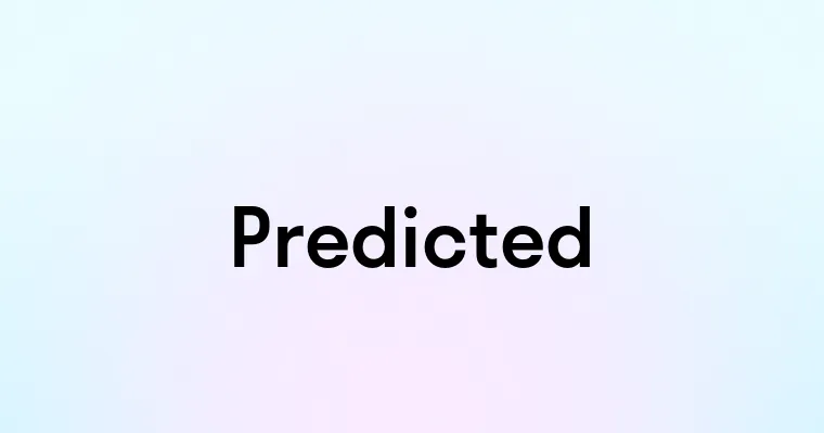 Predicted