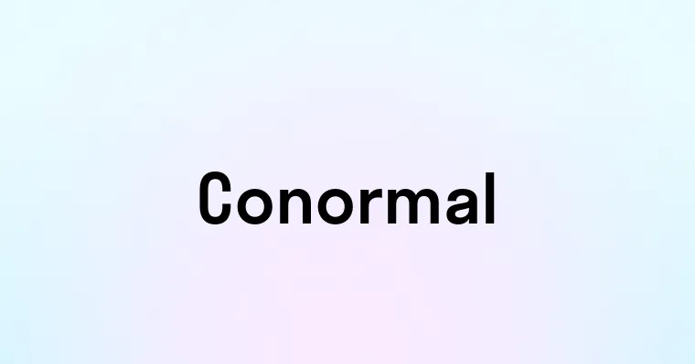 Conormal