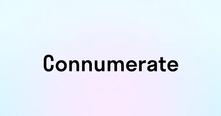 Connumerate