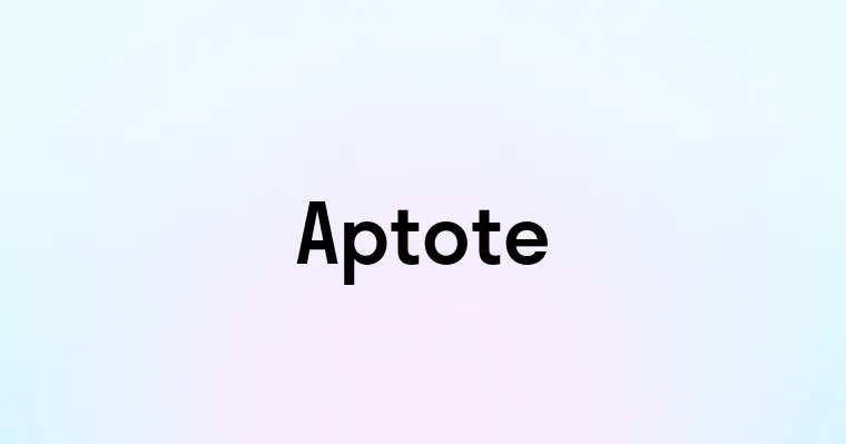 Aptote