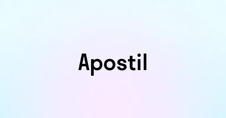 Apostil