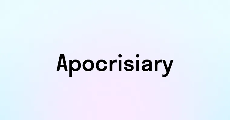 Apocrisiary