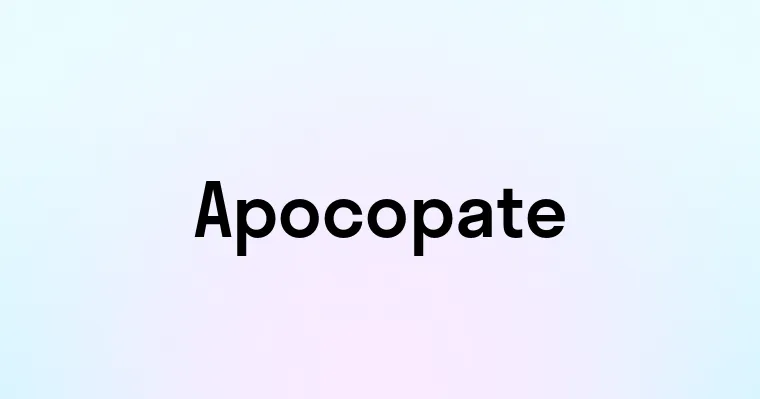 Apocopate