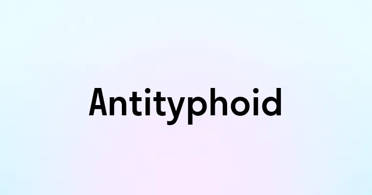 Antityphoid