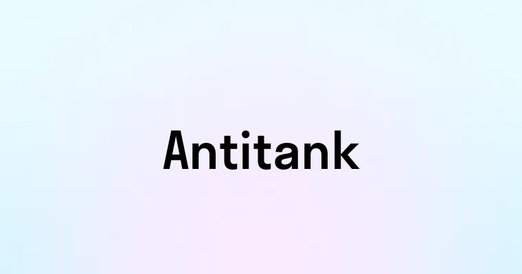 Antitank