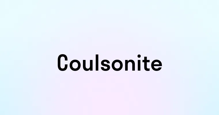 Coulsonite