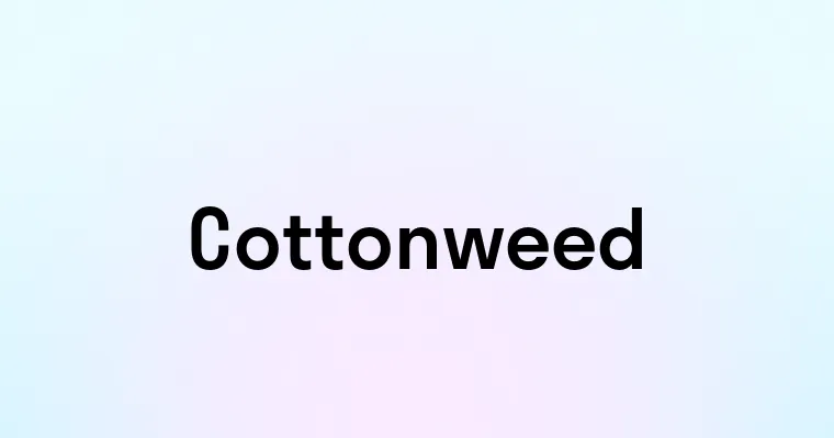 Cottonweed