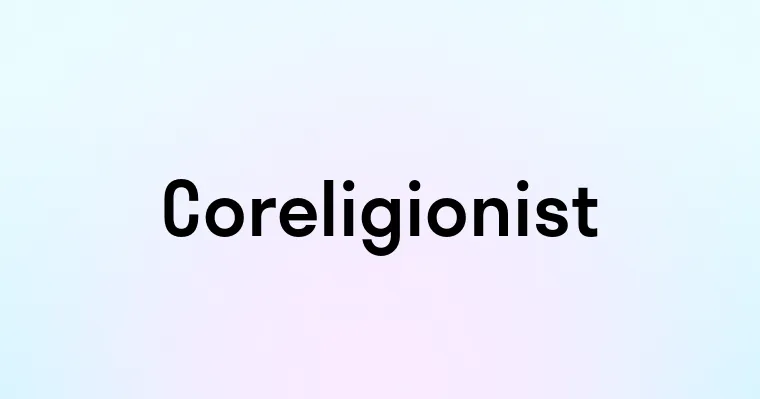 Coreligionist