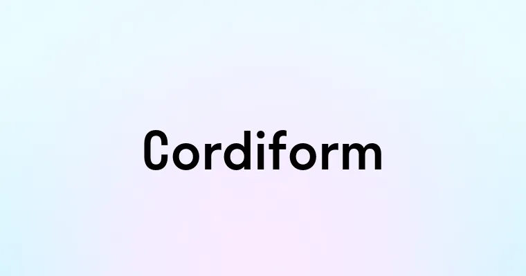 Cordiform