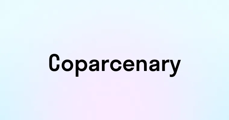 Coparcenary